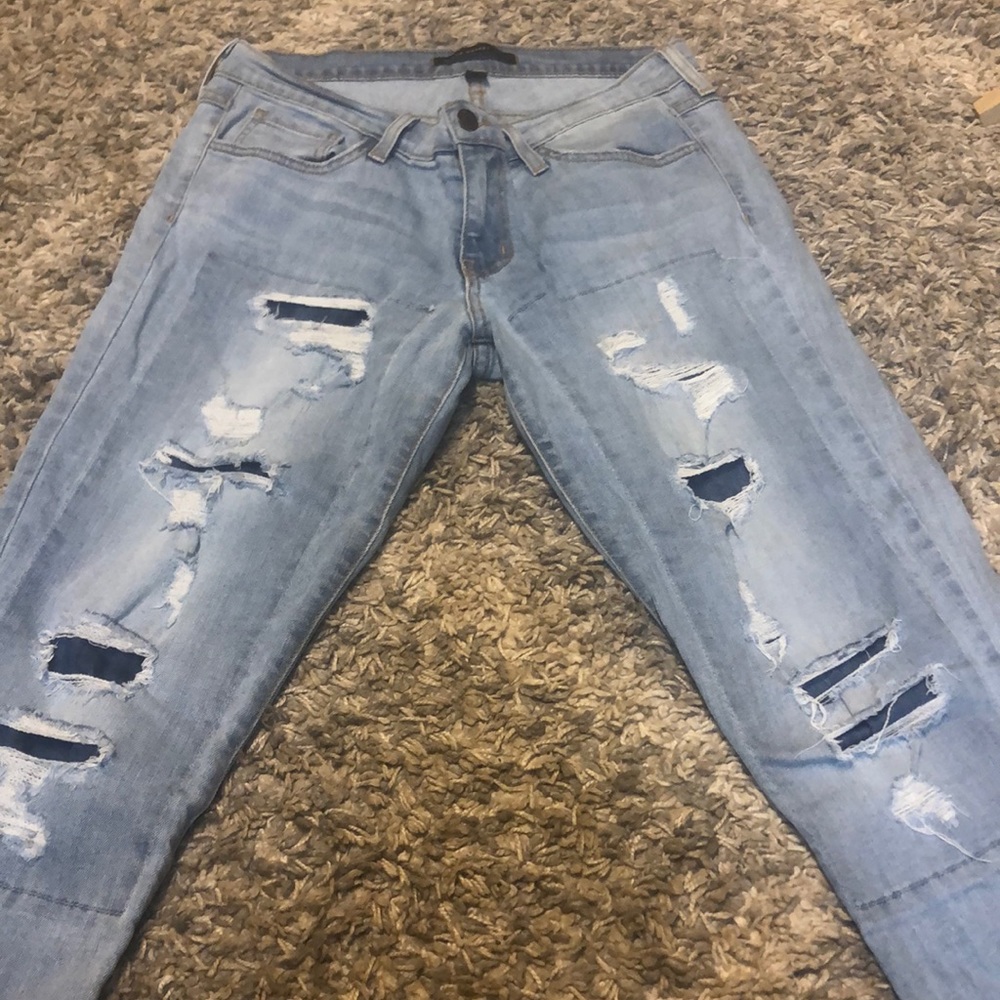 Flying Monkey Patched Jeans